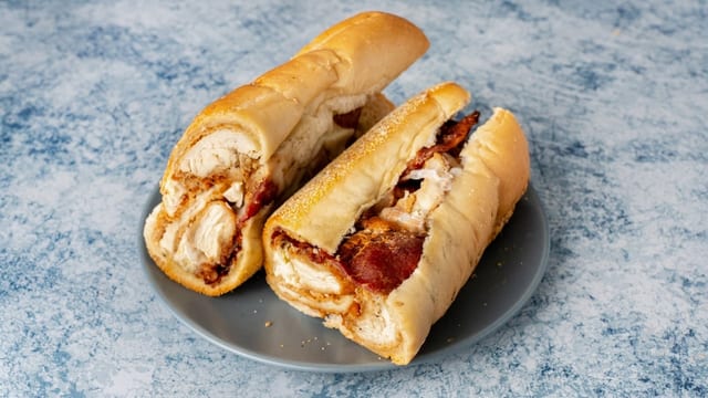Chicken Delight Sandwich.