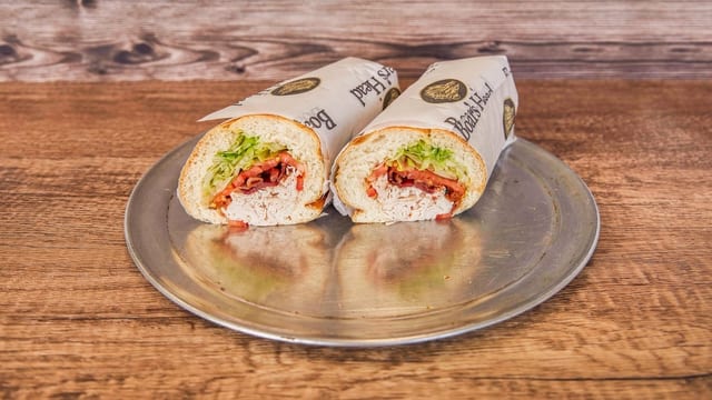 Turkey Club Sandwich.