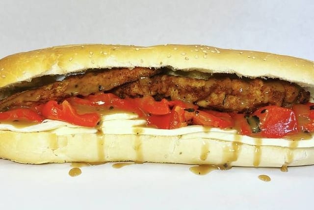 Tuscan Chicken Sandwich.